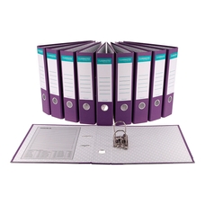Classmates Lever Arch File - A4 - Purple - Pack of 10